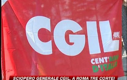 Cgil in piazza contro il governo: tre cortei a Roma