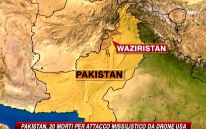 Pakistan, drone Usa fa strage: almeno 20 morti