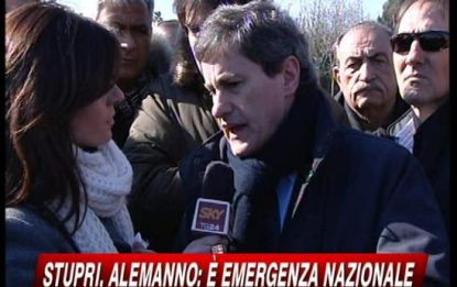 Stupro Roma, Alemanno a SKY TG24: "Basta baraccopoli"