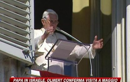 Olmert annuncia: il Papa a maggio sarà in Israele
