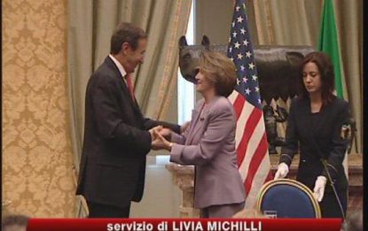 Nancy Pelosi a Roma: "Italia miglior alleato degli Usa"