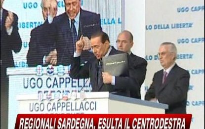 Voto Sardegna, Berlusconi rivendica il successo