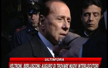 Veltroni, Berlusconi: dopo sue parole non lo chiamerò