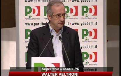 Il Pd resta orfano, Veltroni: "Indietro non si torna"