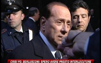 Crisi Pd, per Berlusconi serve presto un interlocutore