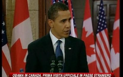 Obama in Canada: primo viaggio presidenziale all'estero