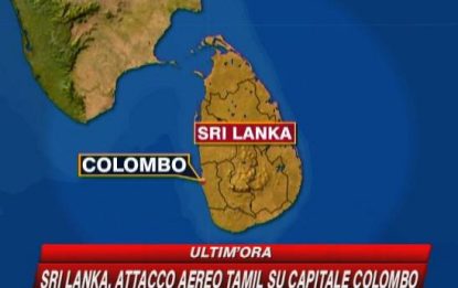 Sri Lanka, attacco aereo delle Tigri Tamil