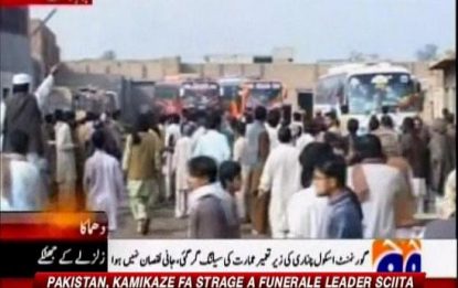 Pakistan, kamikaze fa strage a funerale leader sciita