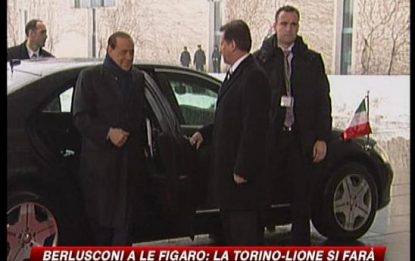 Berlusconi a Le Figaro: "La Torino-Lione si farà"