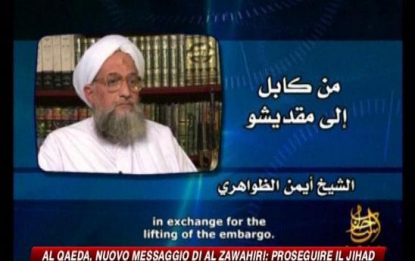 Al Qaeda, nuovo messaggio di Al Zawahiri: ancora Jihad