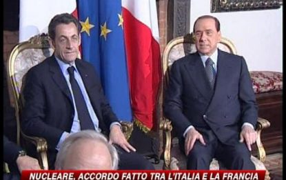 Italia-Francia, accordo sul nucleare