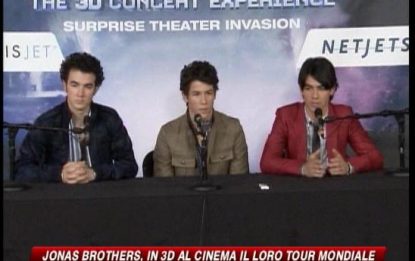 Jonas Brothers, in 3D al cinema il loro tour mondiale