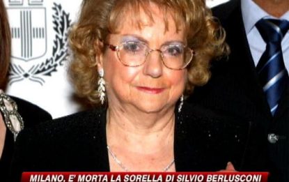 Milano, è morta la sorella di Berlusconi