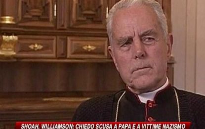 Shoah, Williamson: chiedo scusa al Papa e alle vittime