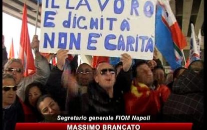 Fiat, sciopero degli operai a Pomigliano
