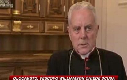 Olocausto, il vescovo Williamson si scusa