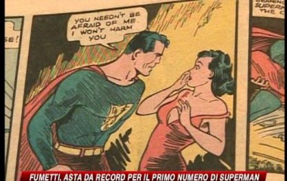 Fumetti, asta record per il primo numero di Superman