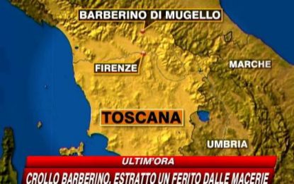 Crolla palazzina vicino Firenze: 4 sotto le macerie