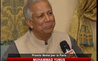Yunus a SKY TG24: microcredito funziona