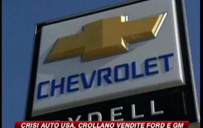 Auto, crollano le vendite di GM e Ford