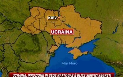Ucraina, blitz dei servizi segreti in sede Naftogaz