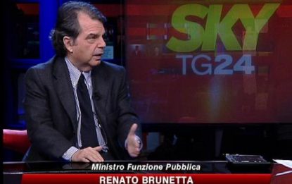 Brunetta a SKY TG24: nessun lavoratore sarà lasciato solo