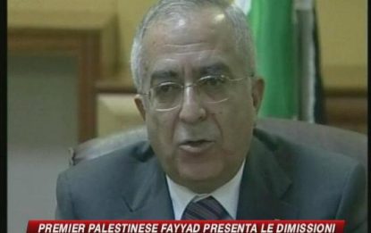 Mo, si dimette il premier palestinese Fayyad