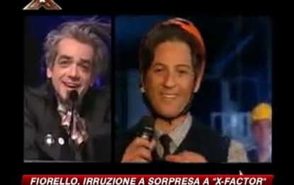 Fiorello, irruzione a sorpresa a "X-Factor"