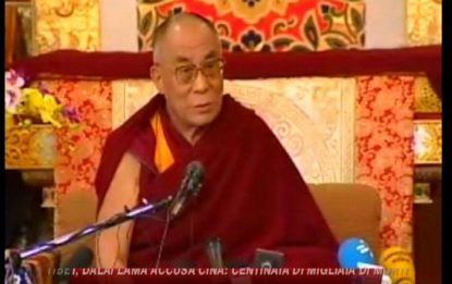 Dalai Lama: "Tibet, un inferno in terra"