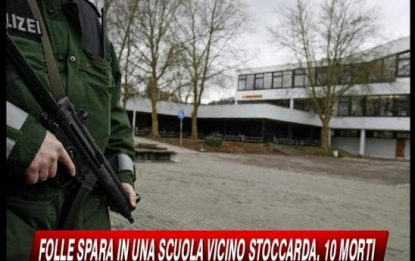 Germania, folle in mimetica uccide 10 studenti a scuola