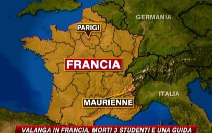 Francia, travolti da valanga tre studenti e una guida