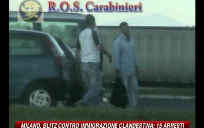 Milano, blitz anti clandestini: 15 arrestati