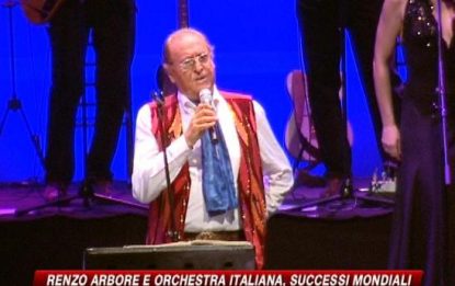 Renzo Arbore, concerti esauriti in Italia e nel mondo