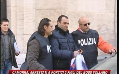 Arrestati a Portici i figli del boss Vollaro