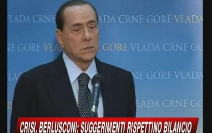 Crisi, Berlusconi incontra Napolitano