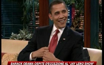Jay Leno e Barack Obama, che show!