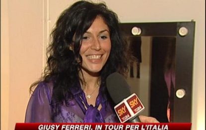 Inizia il tour italiano di Giusy Ferreri