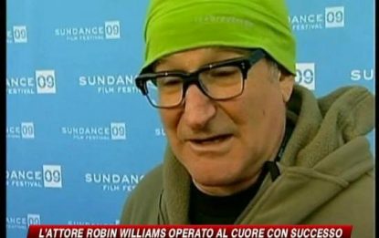 Robin Williams operato al cuore, intervento riuscito