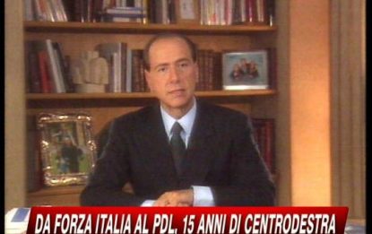 Da Forza Italia al Pdl, 15 anni di centrodestra