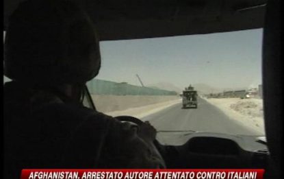 Afghanistan, preso autore attentato contro italiani