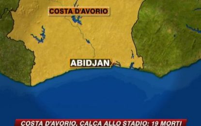 Costa d'Avorio, calca allo stadio: almeno 19 morti