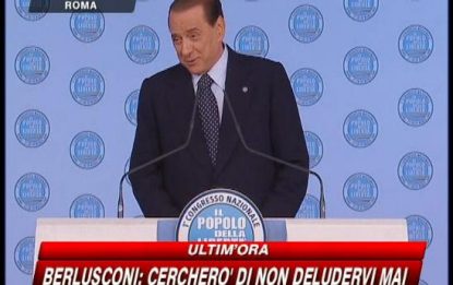 Berlusconi: una visionaria follia mi ha guidato fin qui