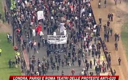Proteste anti G20 a Londra, Parigi e Roma