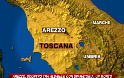 Sparatoria tra albanesi ad Arezzo: un morto
