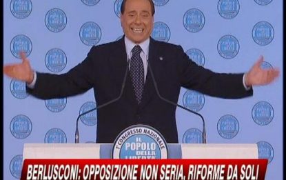 Berlusconi: cambiare Costituzione, più poteri al premier