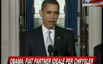 Auto, Obama: ultimatum a Chrysler per alleanza con Fiat