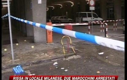 Rissa in locale milanese, arrestati due marocchini