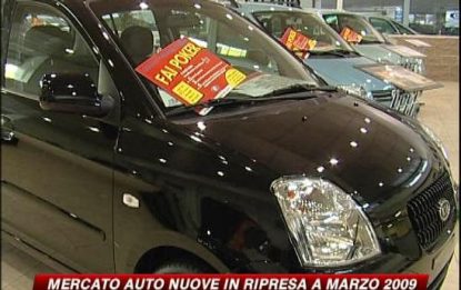 Auto, mercato italiano in ripresa a marzo 2009