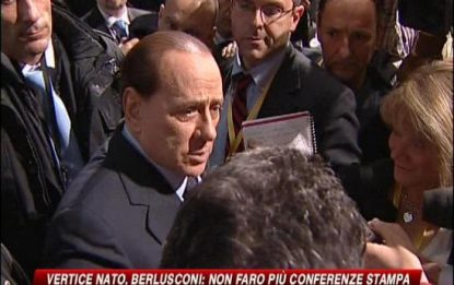 Berlusconi: "Non farò più conferenze stampa"