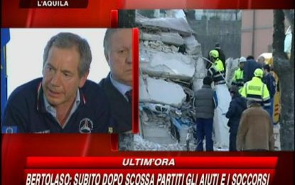 Terremoto Abruzzo, Bertolaso: tragedia era inevitabile